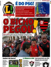 Capa do jornal Lance - Rio de Janeiro 04/08/2017