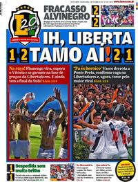 Capa do jornal Lance - Rio de Janeiro 04/12/2017