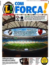 Capa do jornal Lance - Rio de Janeiro 05/04/2017
