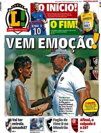 Capa do jornal Lance - Rio de Janeiro 05/08/2017