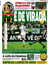 Capa do jornal Lance - Rio de Janeiro 05/11/2017
