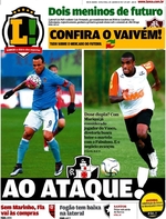 Capa do jornal Lance - Rio de Janeiro 06/01/2017