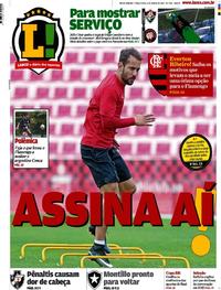 Capa do jornal Lance - Rio de Janeiro 06/06/2017