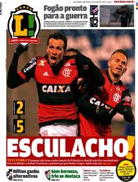 Capa do jornal Lance - Rio de Janeiro 06/07/2017