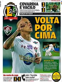 Capa do jornal Lance - Rio de Janeiro 06/11/2017