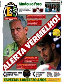 Capa do jornal Lance - Rio de Janeiro 07/11/2017