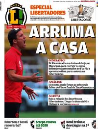 Capa do jornal Lance - Rio de Janeiro 08/03/2017