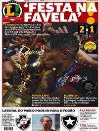 Capa do jornal Lance - Rio de Janeiro 08/05/2017