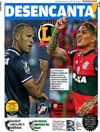 Capa do jornal Lance - Rio de Janeiro 08/07/2017