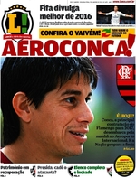 Capa do jornal Lance - Rio de Janeiro 09/01/2017