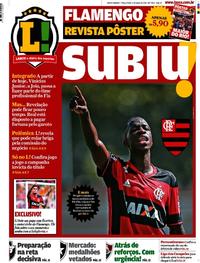 Capa do jornal Lance - Rio de Janeiro 09/05/2017