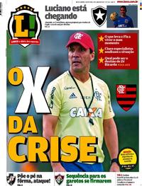 Capa do jornal Lance - Rio de Janeiro 09/06/2017