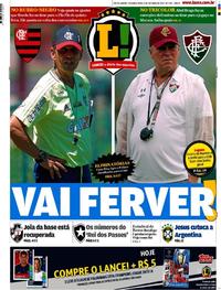 Capa do jornal Lance - Rio de Janeiro 09/10/2017