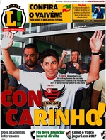 Capa do jornal Lance - Rio de Janeiro 10/01/2017
