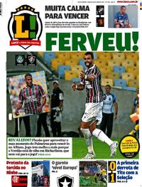 Capa do jornal Lance - Rio de Janeiro 10/06/2017