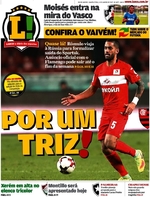 Capa do jornal Lance - Rio de Janeiro 11/01/2017