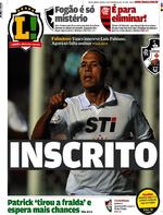 Capa do jornal Lance - Rio de Janeiro 11/02/2017