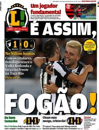 Capa do jornal Lance - Rio de Janeiro 11/03/2017