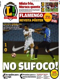 Capa do jornal Lance - Rio de Janeiro 11/05/2017