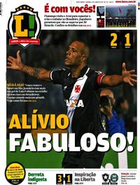 Capa do jornal Lance - Rio de Janeiro 11/06/2017