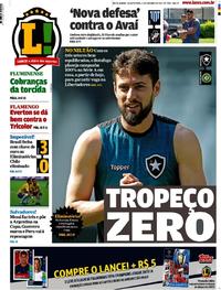 Capa do jornal Lance - Rio de Janeiro 11/10/2017