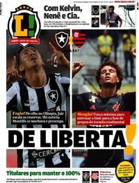 Capa do jornal Lance - Rio de Janeiro 12/02/2017