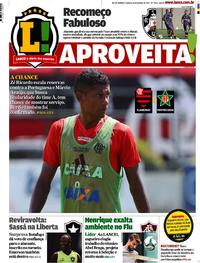 Capa do jornal Lance - Rio de Janeiro 12/03/2017