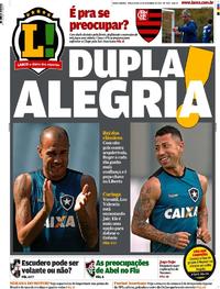 Capa do jornal Lance - Rio de Janeiro 12/09/2017