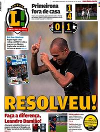 Capa do jornal Lance - Rio de Janeiro 13/07/2017