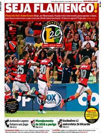 Capa do jornal Lance - Rio de Janeiro 13/12/2017