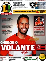 Capa do jornal Lance - Rio de Janeiro 14/01/2017