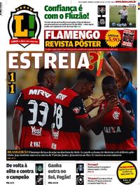 Capa do jornal Lance - Rio de Janeiro 14/05/2017