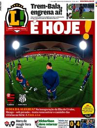 Capa do jornal Lance - Rio de Janeiro 14/06/2017