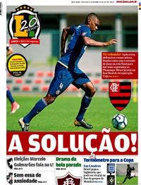 Capa do jornal Lance - Rio de Janeiro 14/11/2017