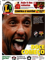 Capa do jornal Lance - Rio de Janeiro 15/01/2017