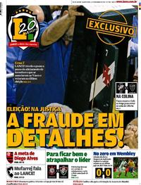 Capa do jornal Lance - Rio de Janeiro 15/11/2017