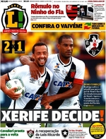 Capa do jornal Lance - Rio de Janeiro 16/01/2017