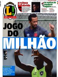 Capa do jornal Lance - Rio de Janeiro 16/04/2017