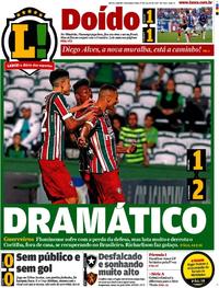 Capa do jornal Lance - Rio de Janeiro 17/07/2017