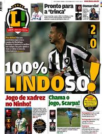 Capa do jornal Lance - Rio de Janeiro 17/09/2017