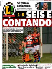 Capa do jornal Lance - Rio de Janeiro 18/02/2017