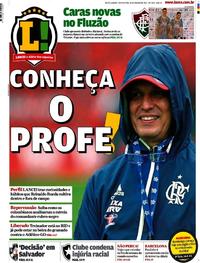 Capa do jornal Lance - Rio de Janeiro 18/08/2017