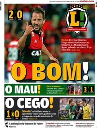 Capa do jornal Lance - Rio de Janeiro 18/09/2017