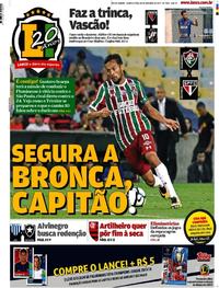 Capa do jornal Lance - Rio de Janeiro 18/10/2017