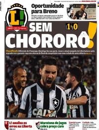 Capa do jornal Lance - Rio de Janeiro 19/05/2017