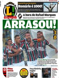 Capa do jornal Lance - Rio de Janeiro 20/04/2017