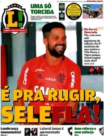 Capa do jornal Lance - Rio de Janeiro 21/01/2017