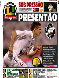 Capa do jornal Lance - Rio de Janeiro 21/07/2017