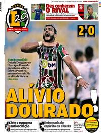 Capa do jornal Lance - Rio de Janeiro 21/11/2017
