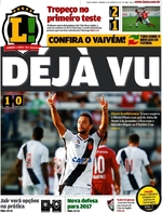 Capa do jornal Lance - Rio de Janeiro 22/01/2017